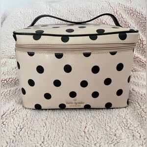 Kate Spade Black and Cream Polka Dot Bag